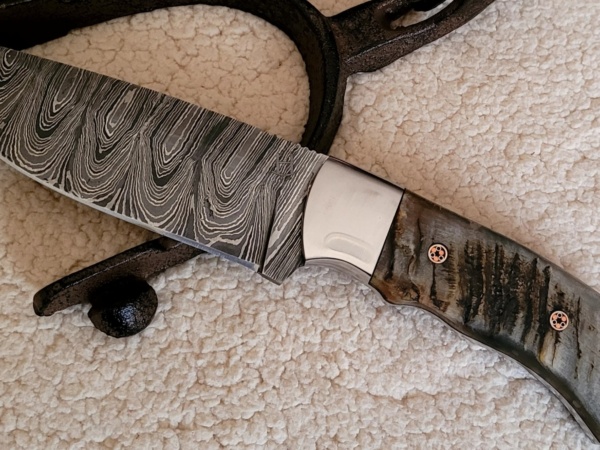 Skinner w/sheep & ram horn handle (#333)