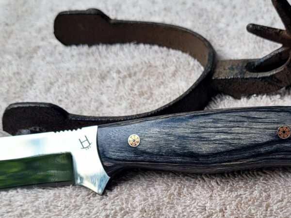 Gut-hook skinner w/G10 micarta handle (#329)